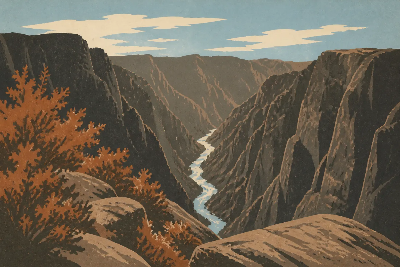 Illustration sérigraphiée : 
