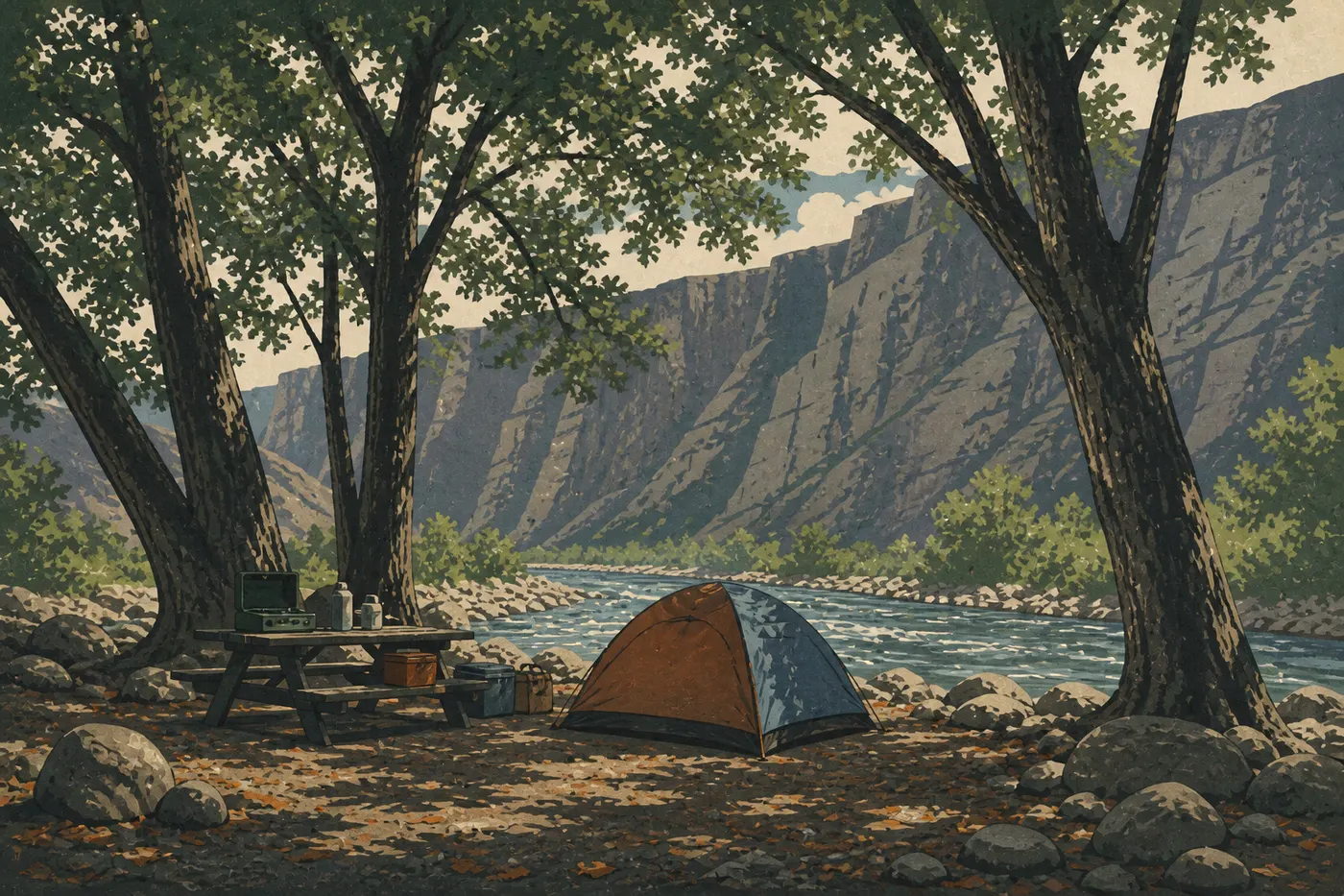 Illustration sérigraphiée : 