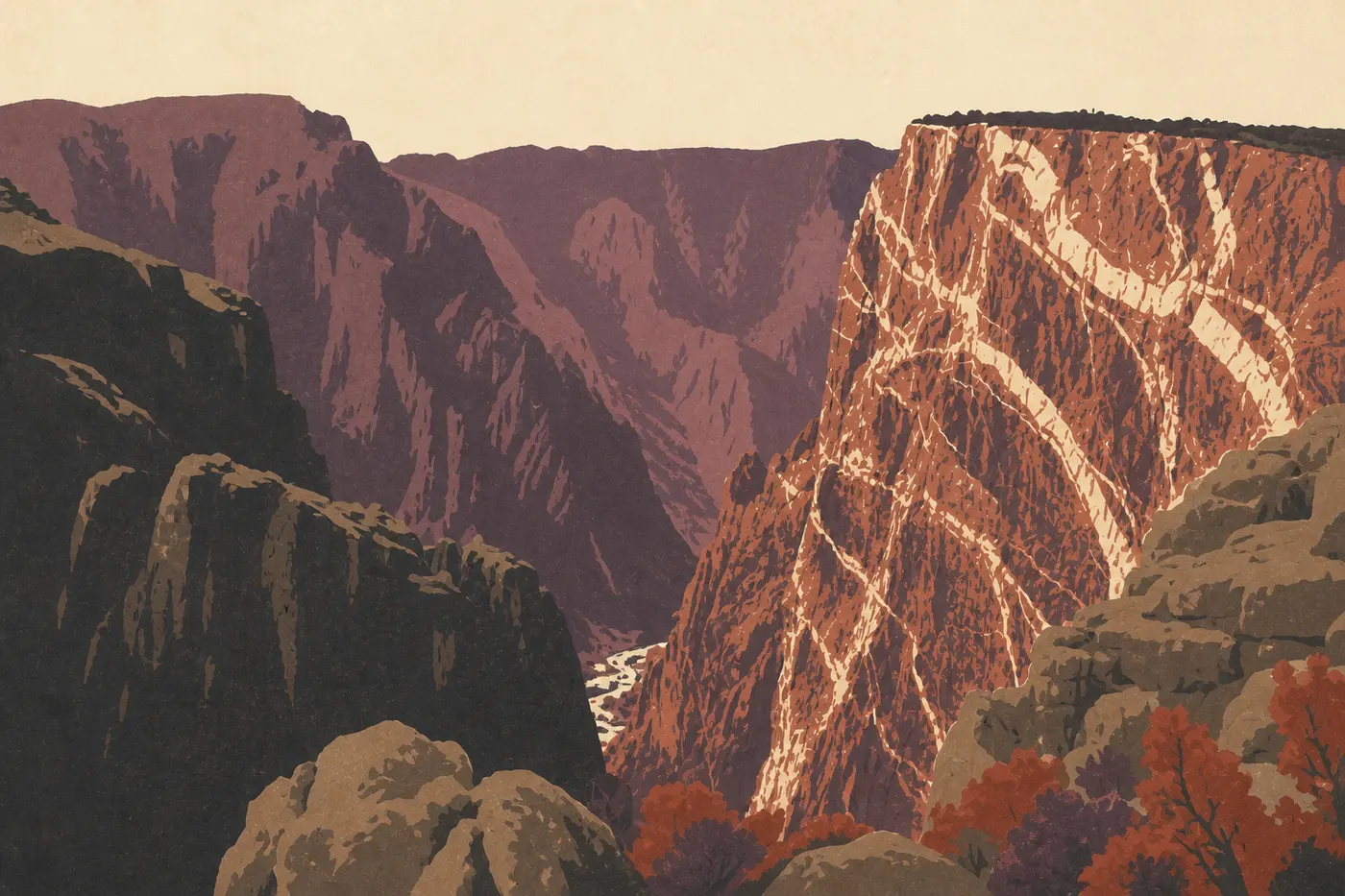 Illustration sérigraphiée : 