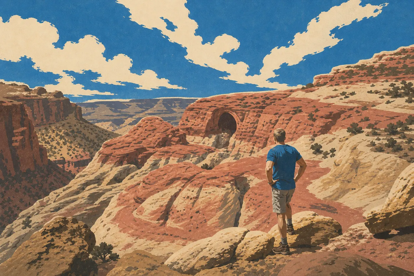 Illustration sérigraphiée : 