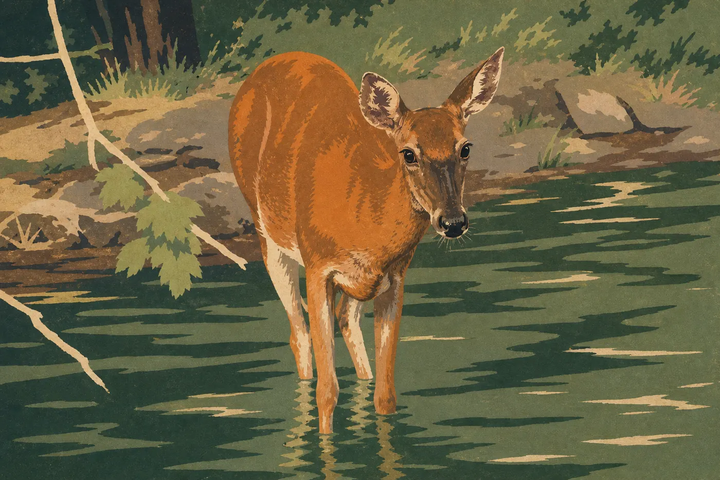 Illustration sérigraphiée : 