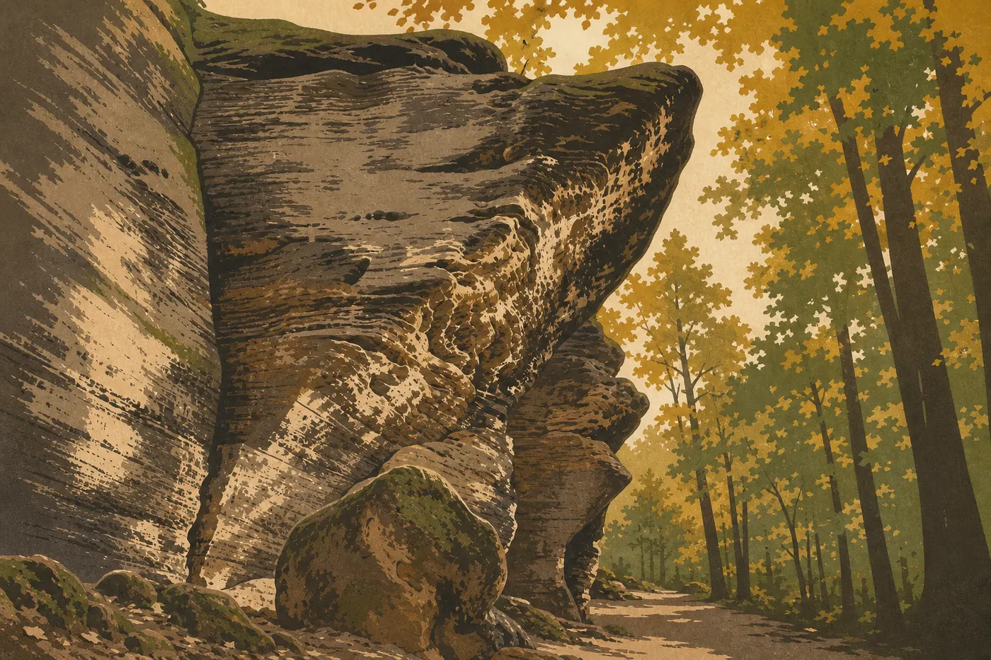 Illustration sérigraphiée : 