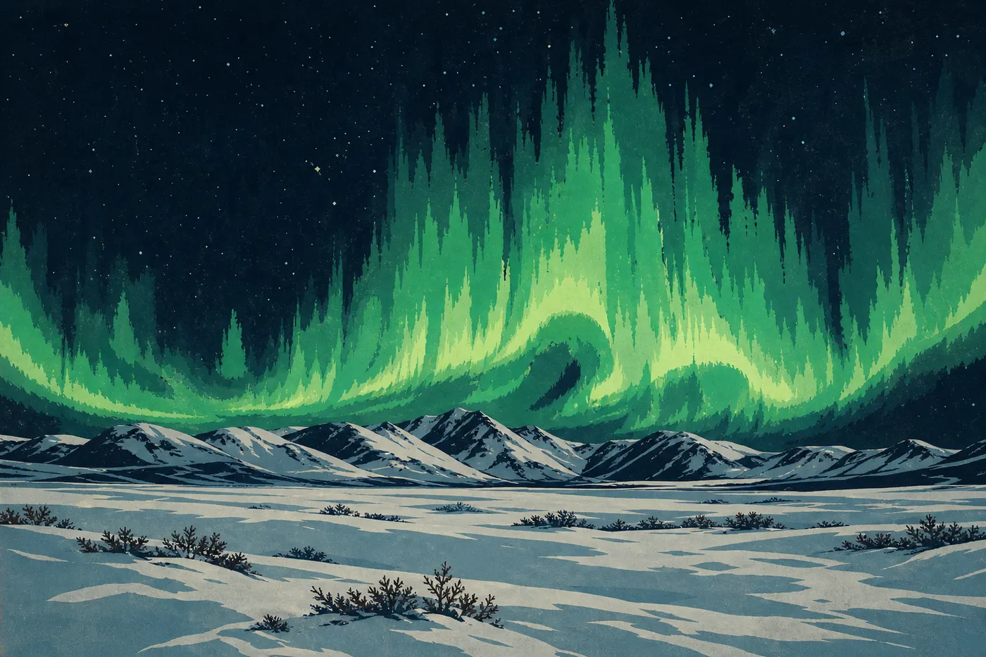 Illustration sérigraphiée : 