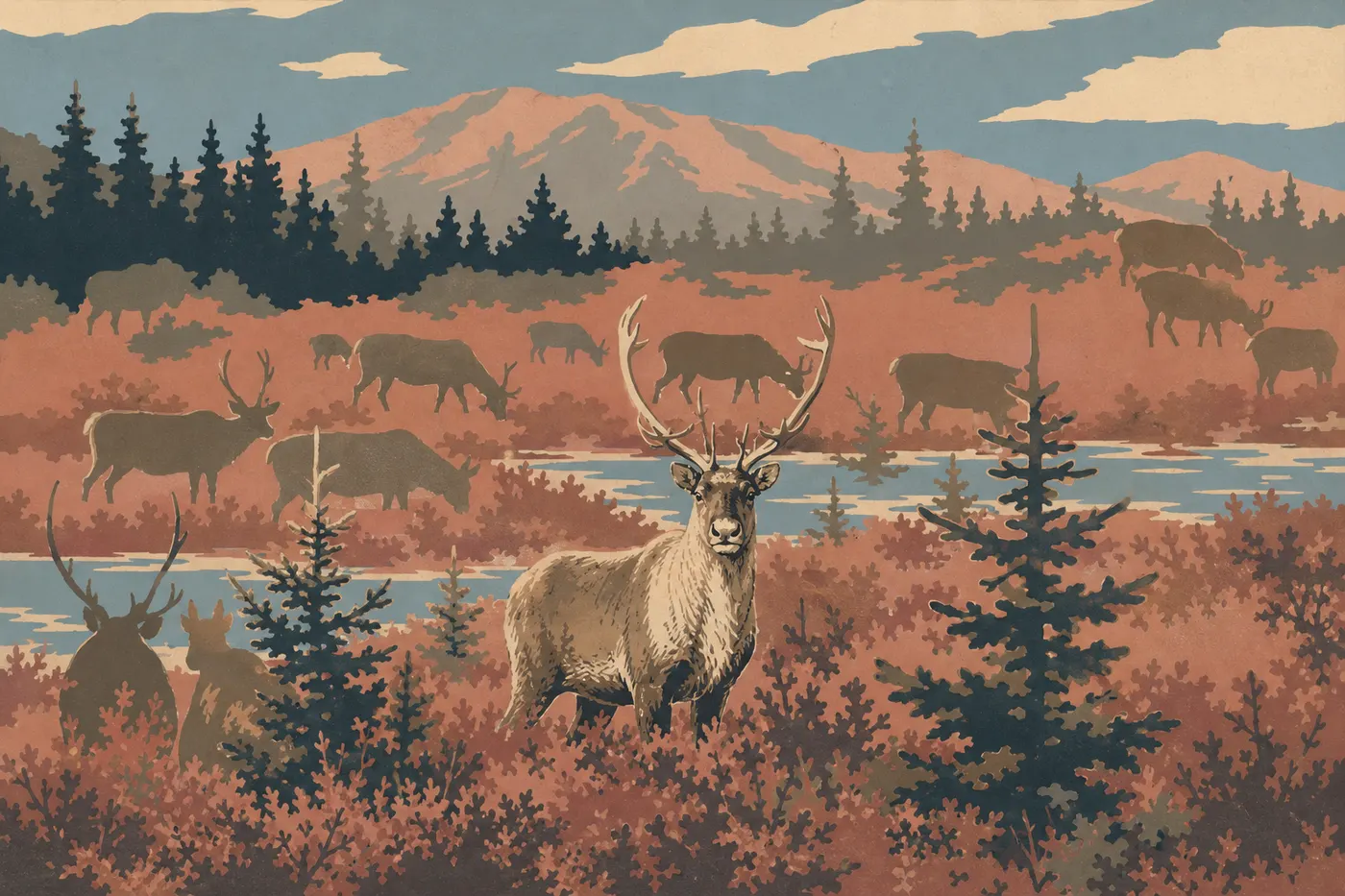 Illustration sérigraphiée : 