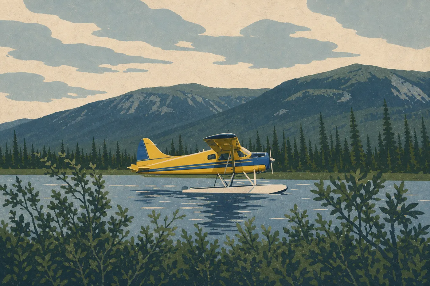 Illustration sérigraphiée : 