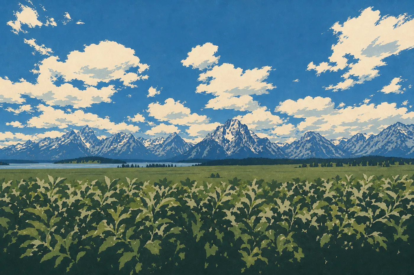 Illustration sérigraphiée : 
