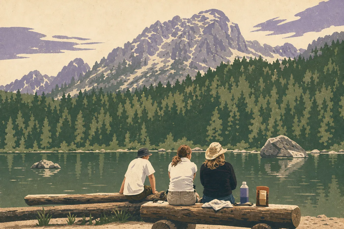 Illustration sérigraphiée : 