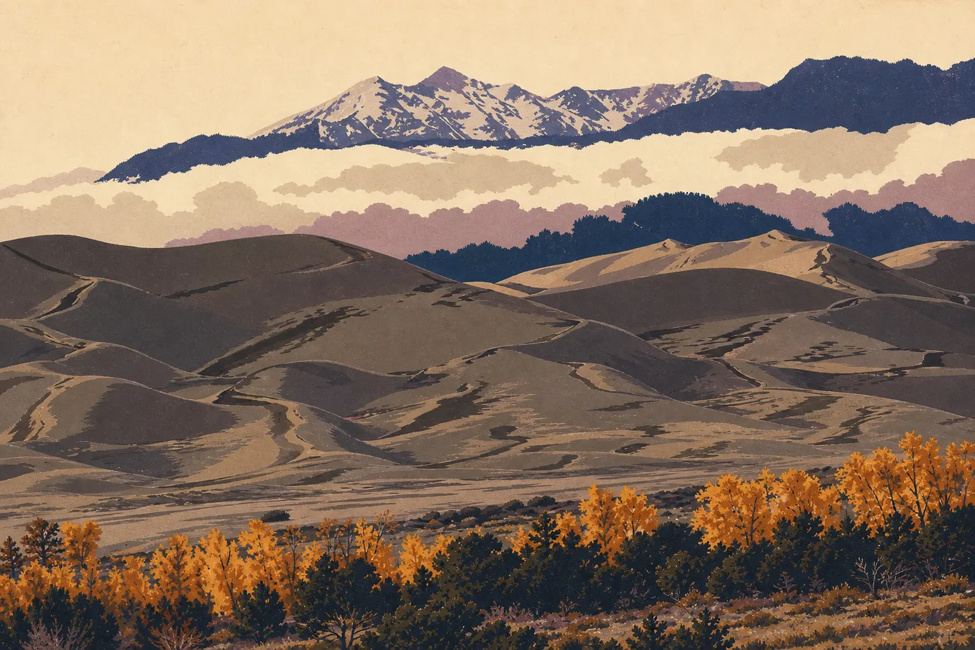 Illustration sérigraphiée : 