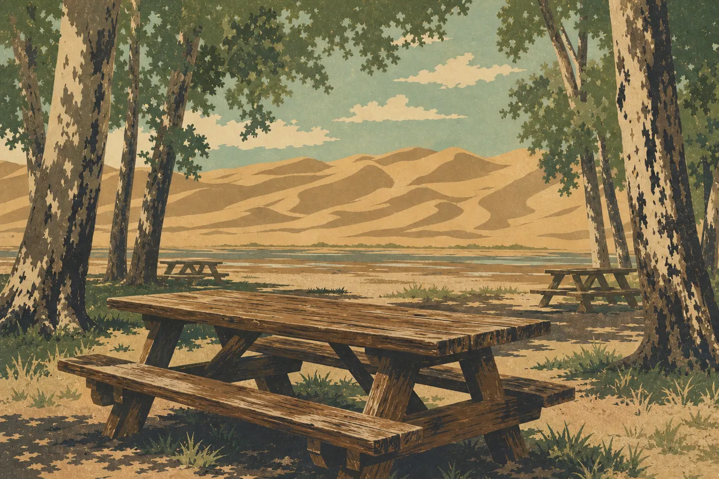 Illustration sérigraphiée : 