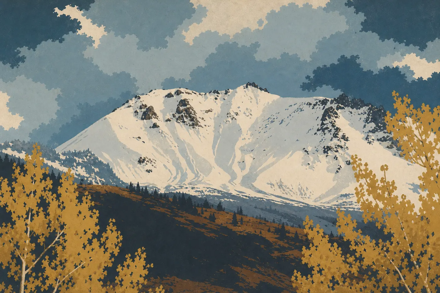 Illustration sérigraphiée : 