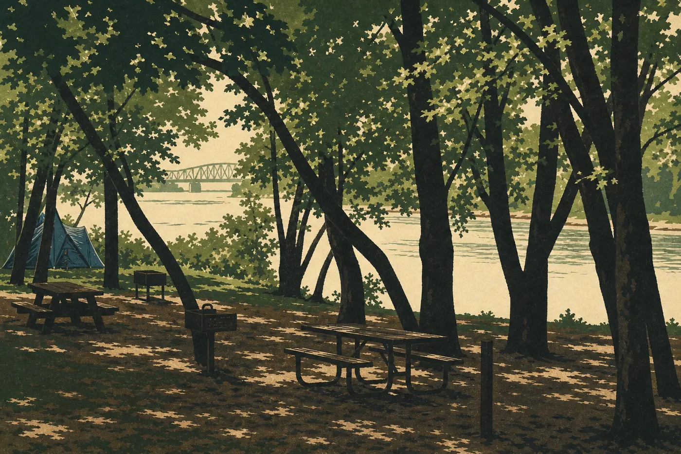 Illustration sérigraphiée : 