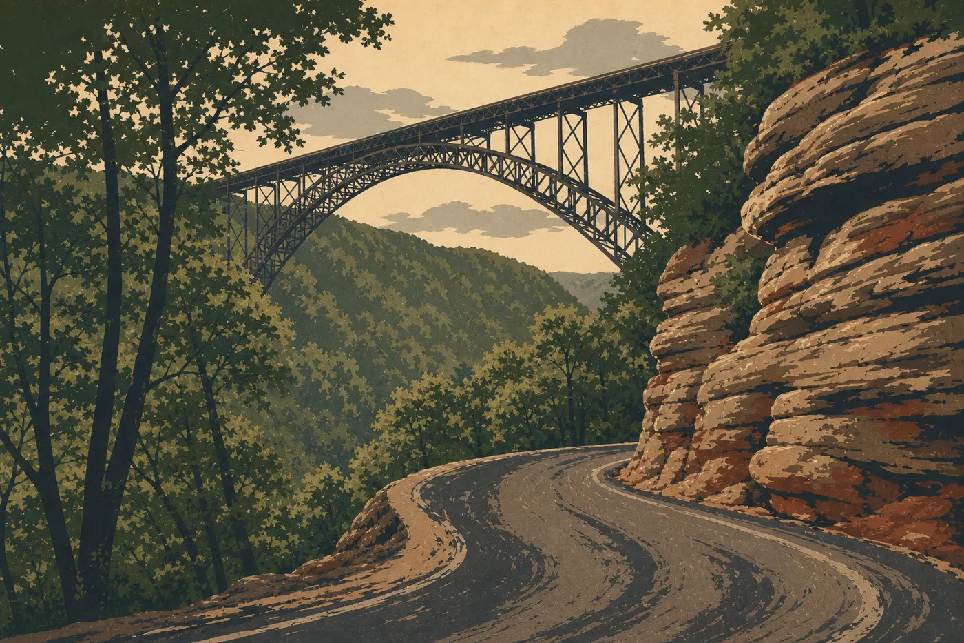 Illustration sérigraphiée : 