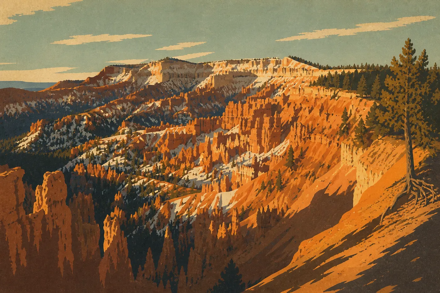 L’amphithéâtre de hoodoos de Bryce Canyon s’embrase depuis Sunrise Point.
