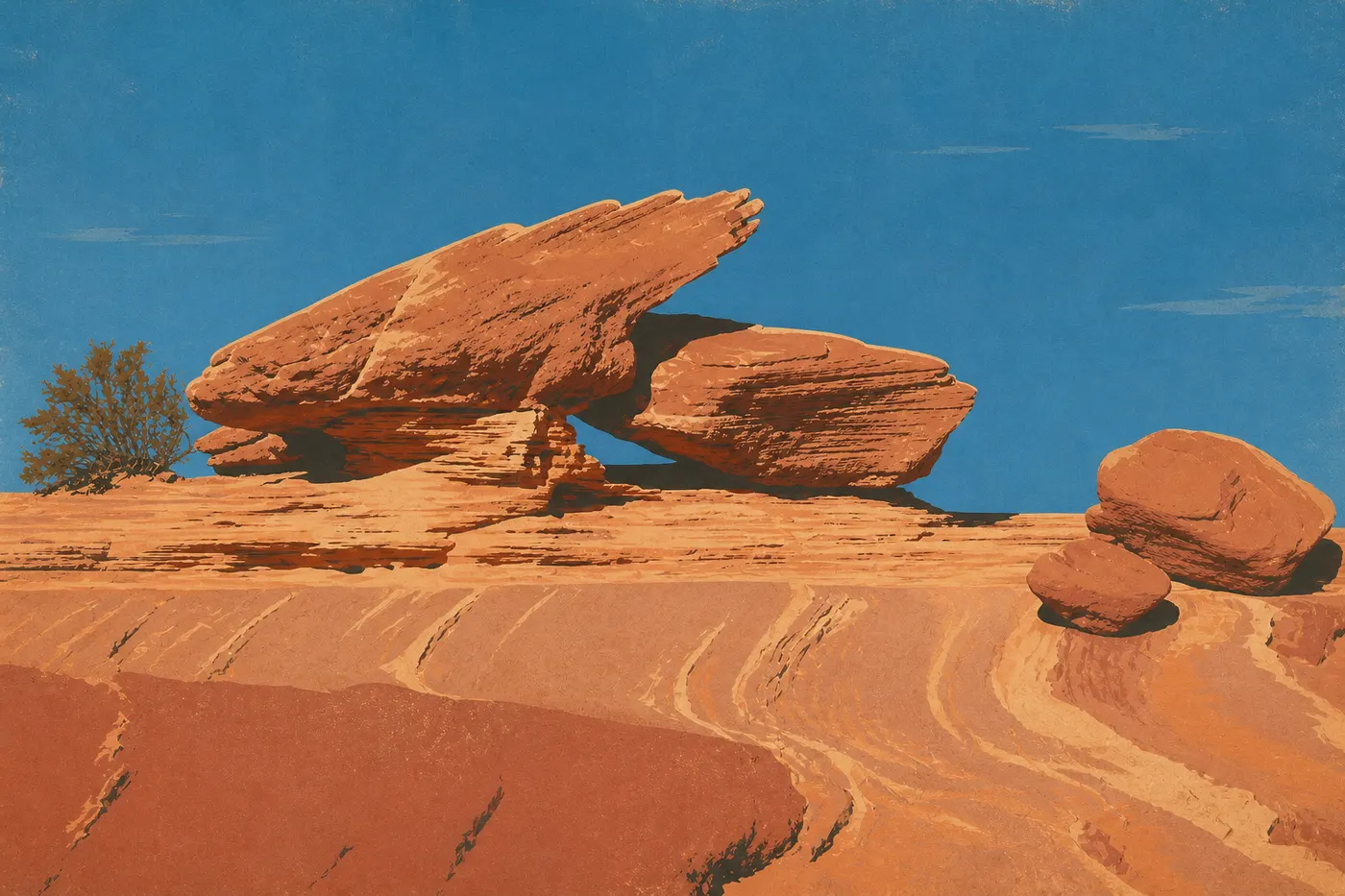 Le Colorado dessine son méandre en fer à cheval à Horseshoe Bend, Page.