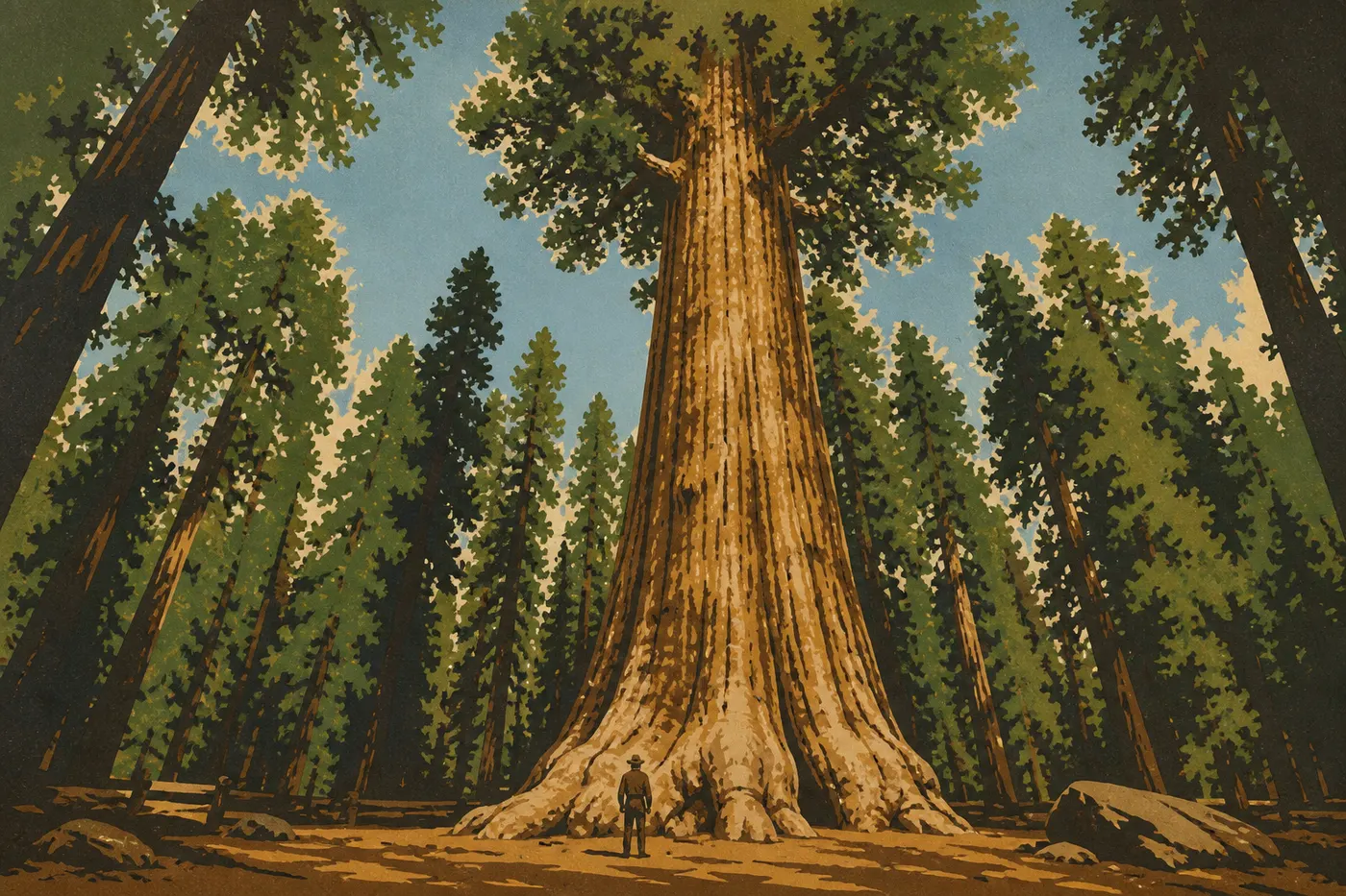 Le General Sherman, l’arbre le plus volumineux de la planète, Giant Forest.