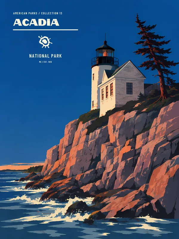 Poster Acadia National Park