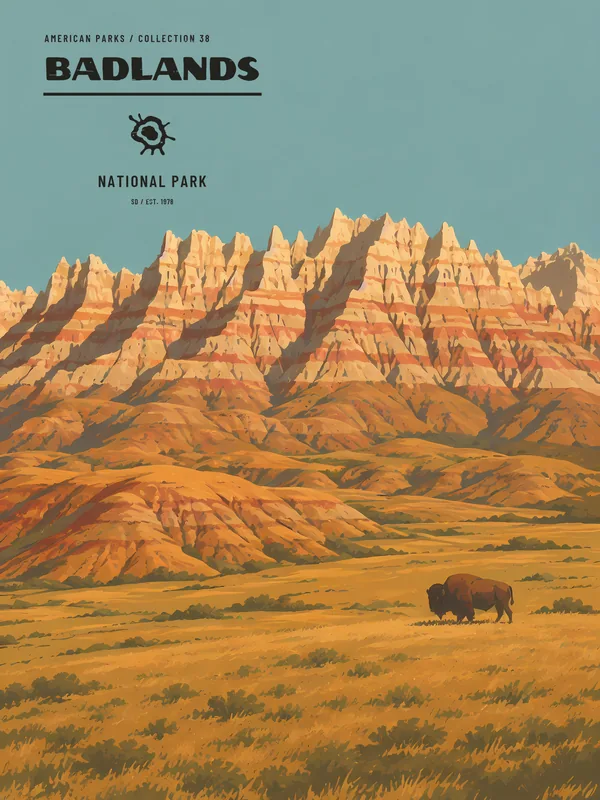 Poster Badlands National Park