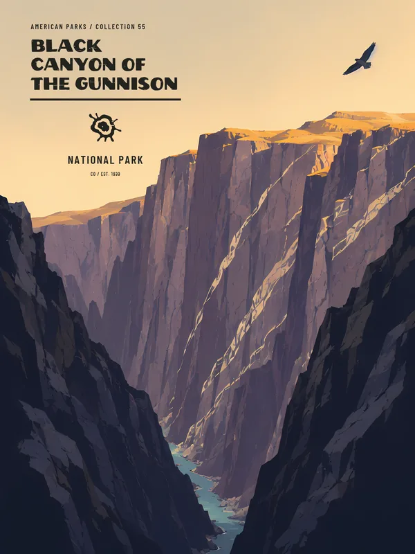 Poster Black Canyon of the Gunnison National Park