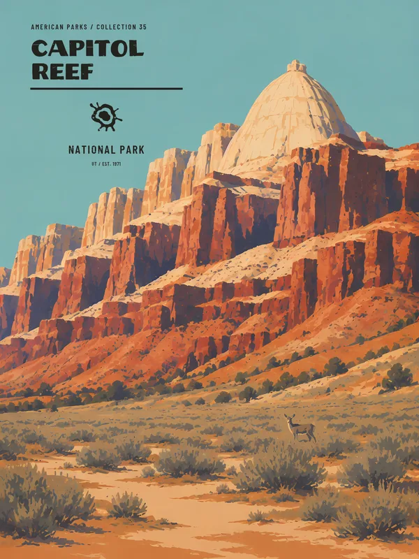 Capitol Reef National Park Poster
