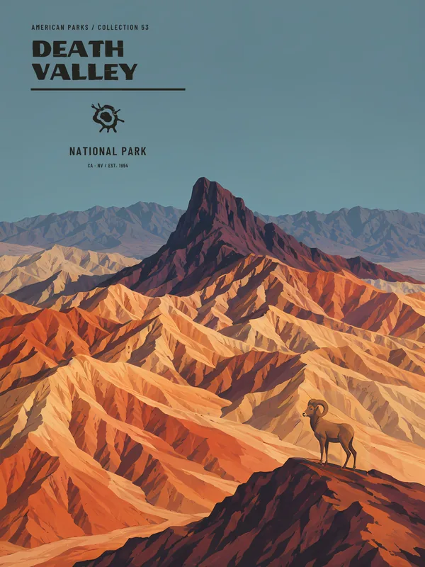 Poster Death Valley National Park