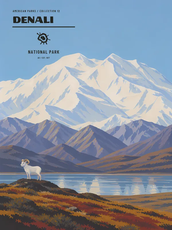 Poster Denali National Park