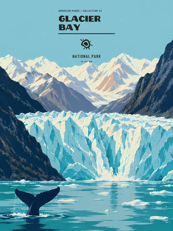Poster Glacier Bay National Park