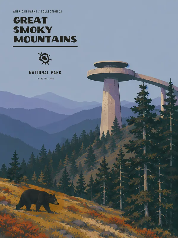 Poster Great Smoky Mountains National Park