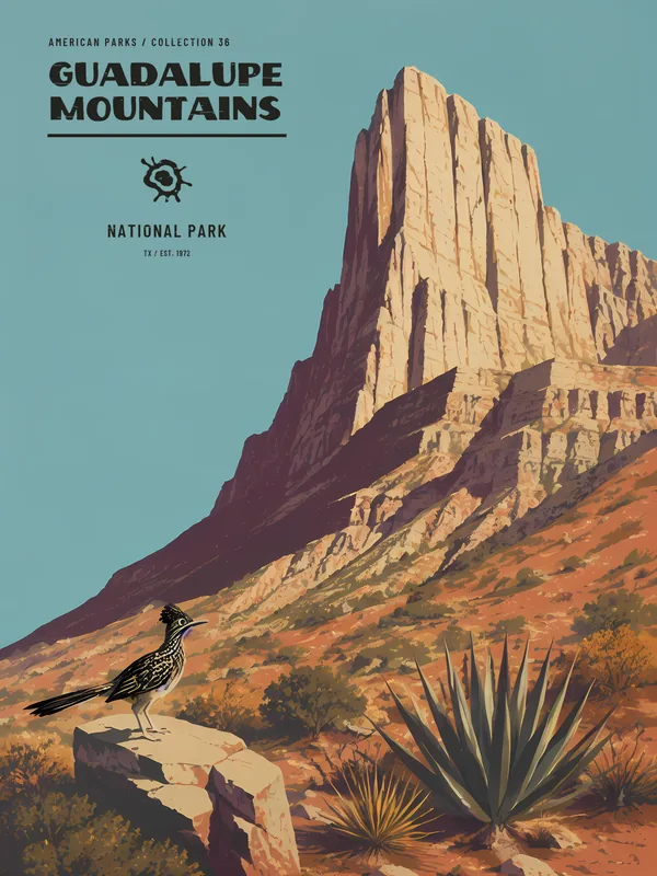 Poster Guadalupe Mountains National Park