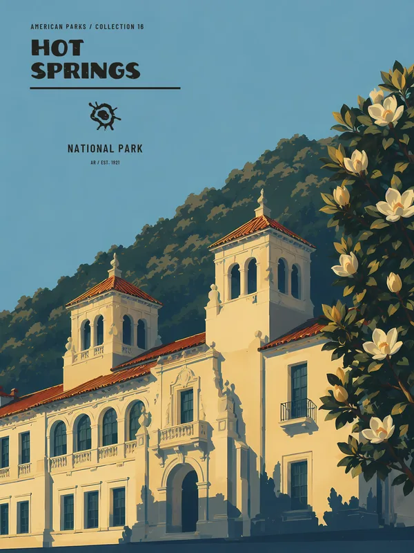Póster Hot Springs National Park