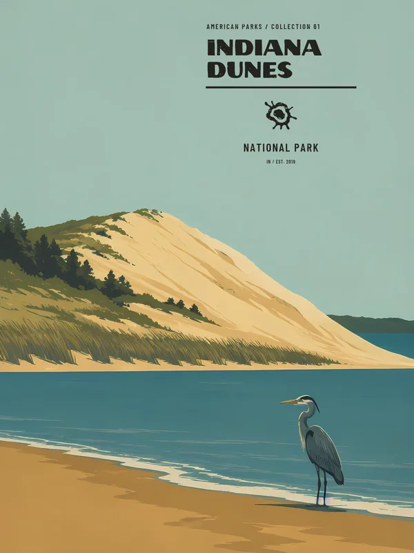 Póster Indiana Dunes National Park