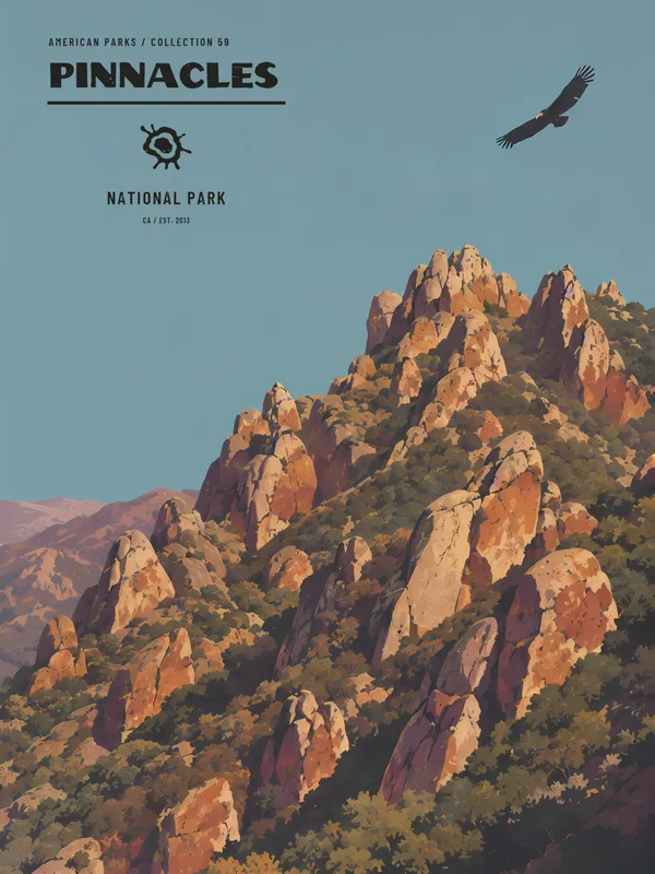 Poster Pinnacles National Park