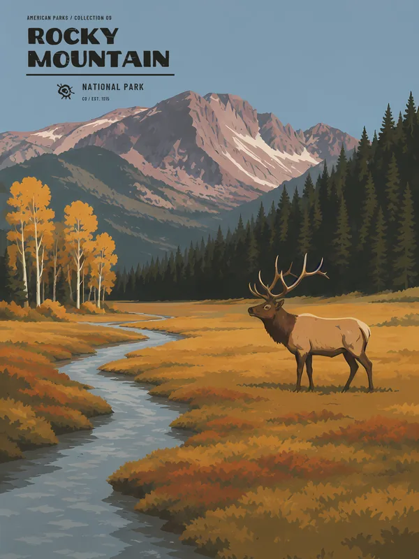Poster Rocky Mountain National Park