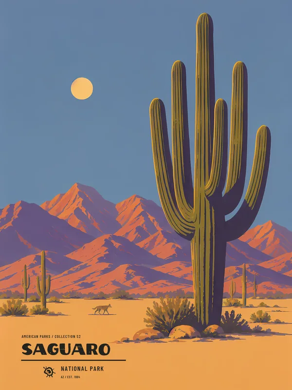 Poster Saguaro National Park