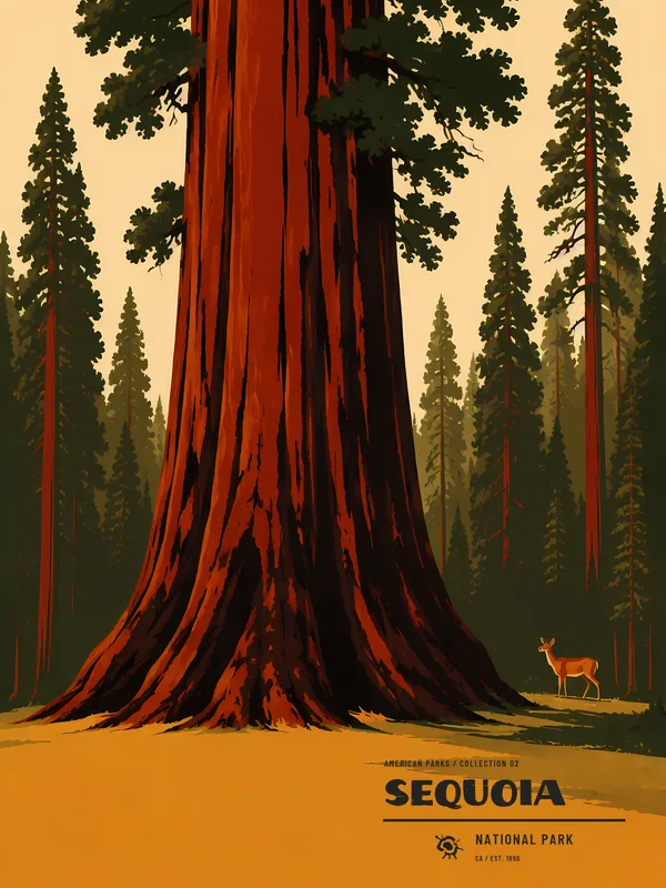 Poster Sequoia National Park