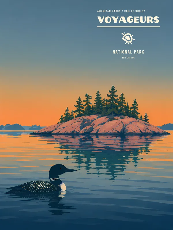 Poster Voyageurs National Park