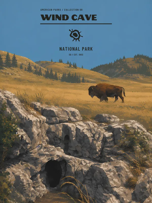 Poster Wind Cave National Park